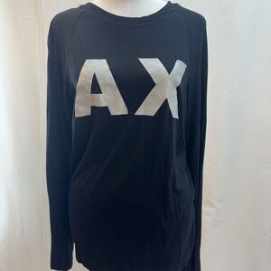 A/X Armani Exchange Black Long Sleeve Tee S